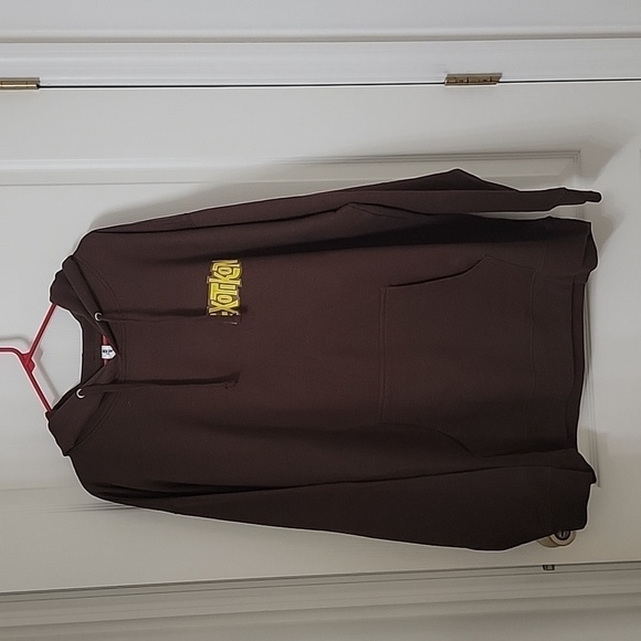 Exotikon Size 2XL Brown Hoodie Sweatshirt, Kangaroo Pockets, Like New Condition - Picture 1 of 10